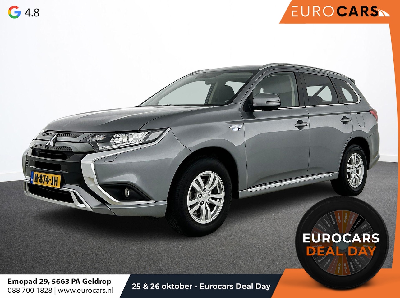 Mitsubishi Outlander - 2.4 PHEV 165kW Pure Auto. Trekhaak Navigatie Apple Carplay/Android Auto Camera Parkeersens - AutoWereld.nl
