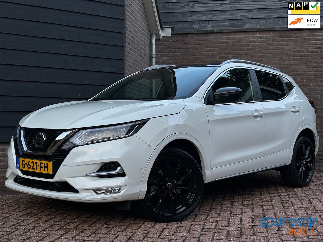 Nissan Qashqai - 1.3 DIG-T Tekna + | Automaat | CarPlay | Leder | 360cam | ACC | NAP - AutoWereld.nl