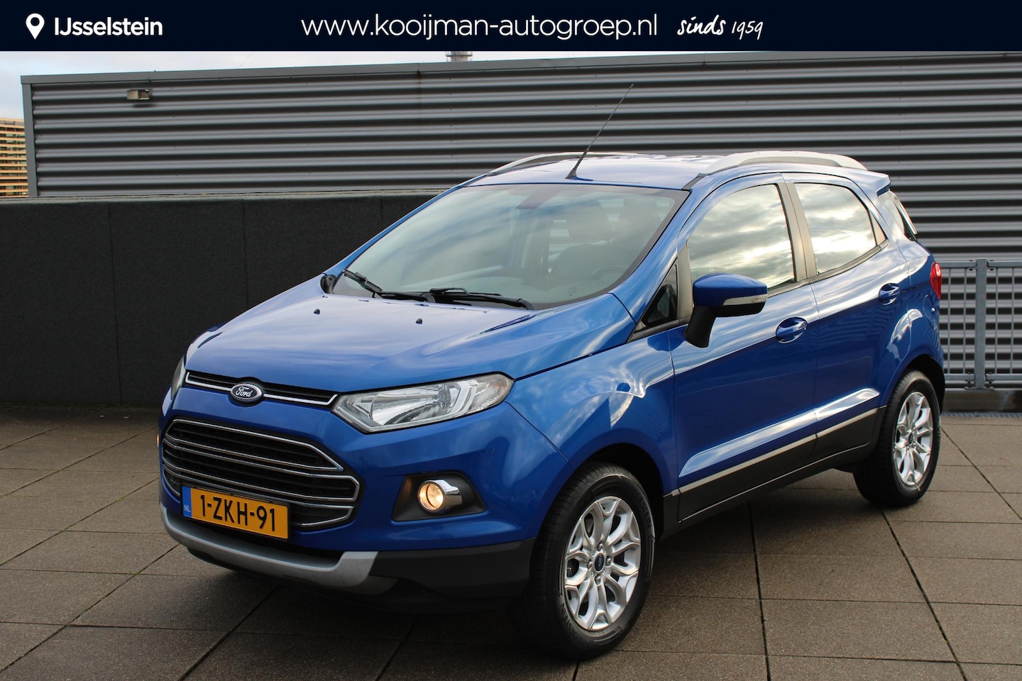 Ford EcoSport - 1.0 EcoBoost Titanium METAALLAK / LICHT METALEN VELGEN / DISTRIBUTIERIEM VERVANGEN - AutoWereld.nl