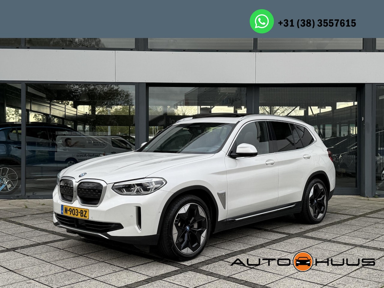 BMW iX3 - High Executive 80 kWh | Trekhaak | Panorama | Leder | Navi | 360 Camera | - AutoWereld.nl