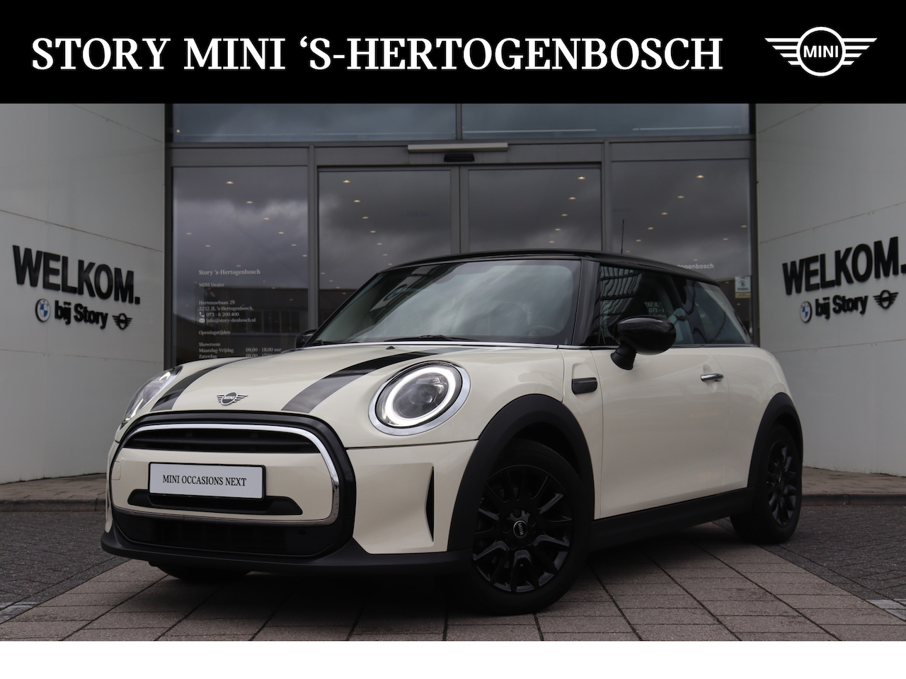 MINI Cooper - Hatchback Automaat / Sportstoelen / LED / Cruise Control / Navigatie / PDC - AutoWereld.nl