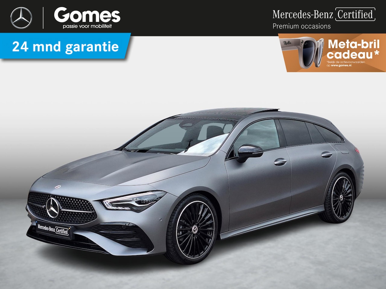 Mercedes-Benz CLA-klasse Shooting Brake - 180 Star Edition AMG | Matgrijs | Nightpakket | Panoramadak | Dodehoekassistent | Apple Ca - AutoWereld.nl