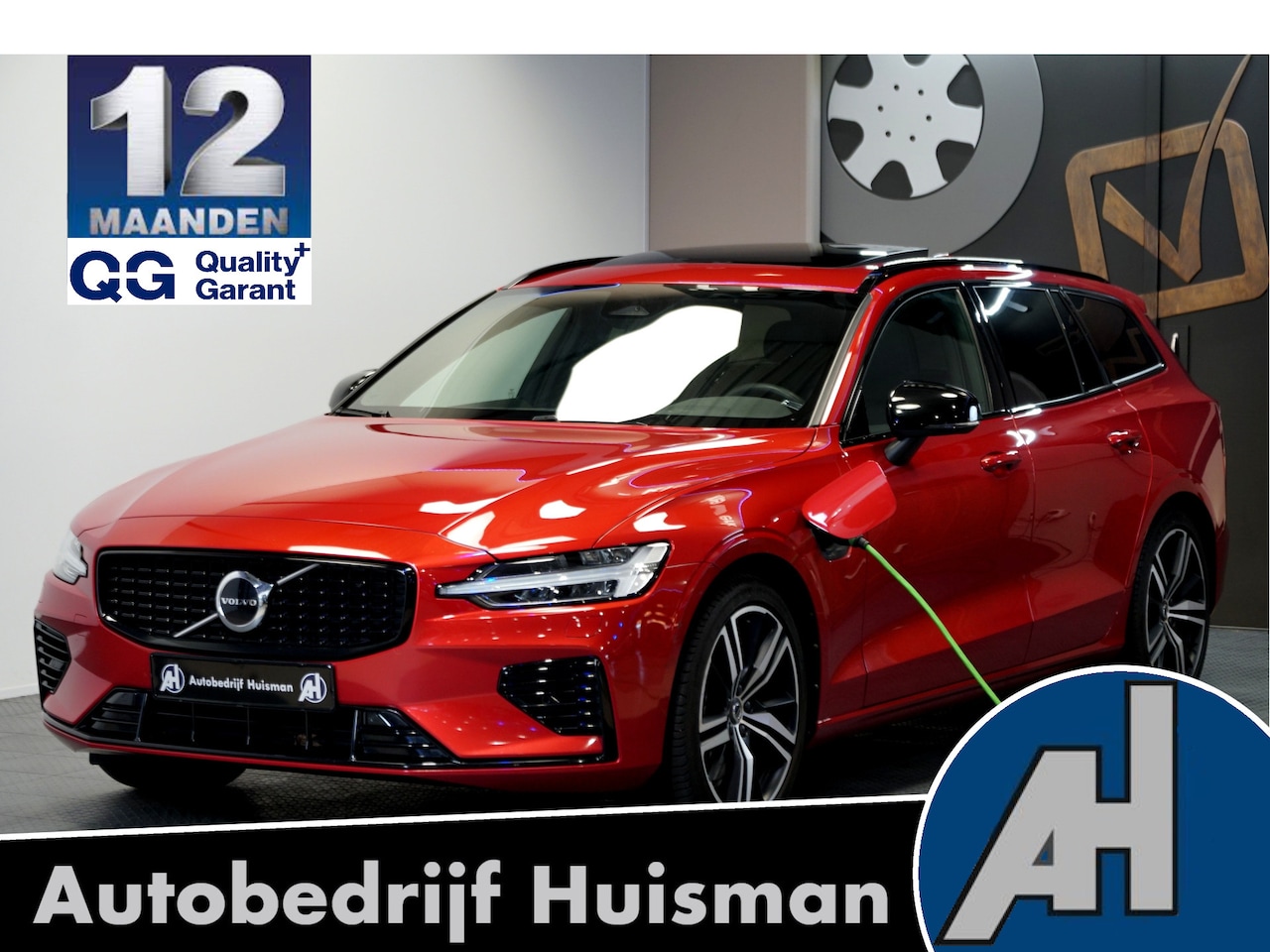 Volvo V60 - 2.0 T8 AWD Long Range 335kW/455pk Aut8 Plug-in hybrid Plus Dark PANORAMADAK + PILOT ASSIST - AutoWereld.nl