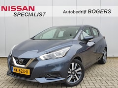 Nissan Micra - 1.0L Acenta Navigatie ( via Apple Carplay ), Airco, Cruise Control, 16"Lm, el.ramen/spiege