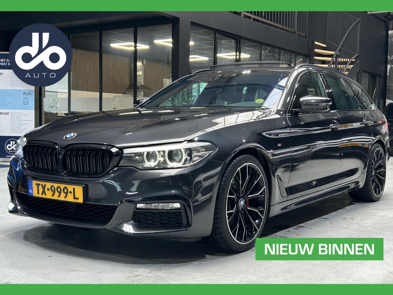 BMW 5-serie Touring - 520d 191pk AUTOM. High Executive PANO I SFEER VERL. I SPORT + LEER I GR. NAVI + CAMERA I 2 - AutoWereld.nl