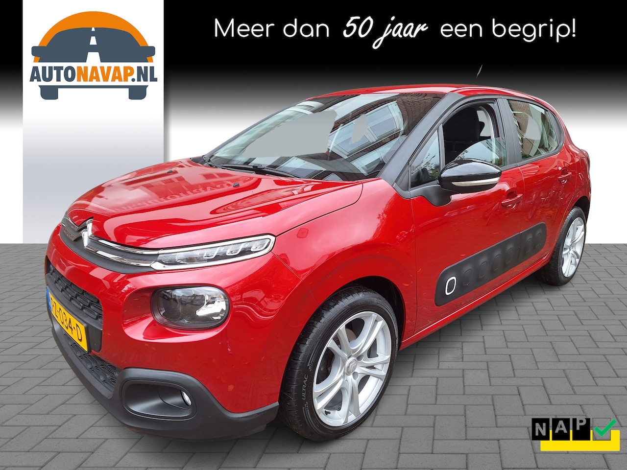 Citroën C3 - 1.2 PureTech Feel /Airco/Cruise/2e Eig/Led/Bluetooth/Garantie - AutoWereld.nl