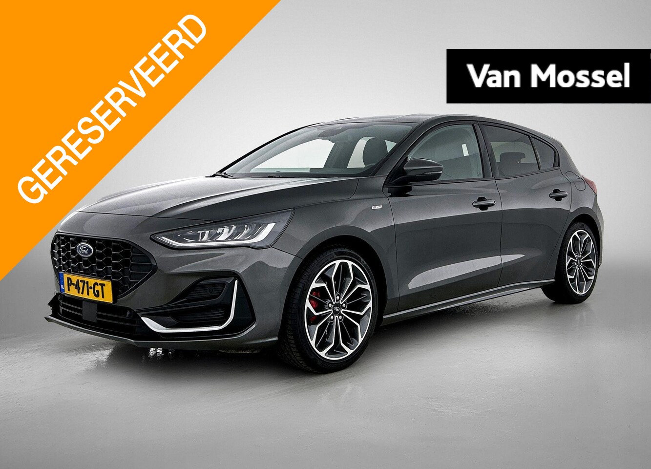 Ford Focus - 1.0 EcoBoost Hybrid ST Line Vignale camera lederen bekleding stoelverwarming stuurverarmin - AutoWereld.nl