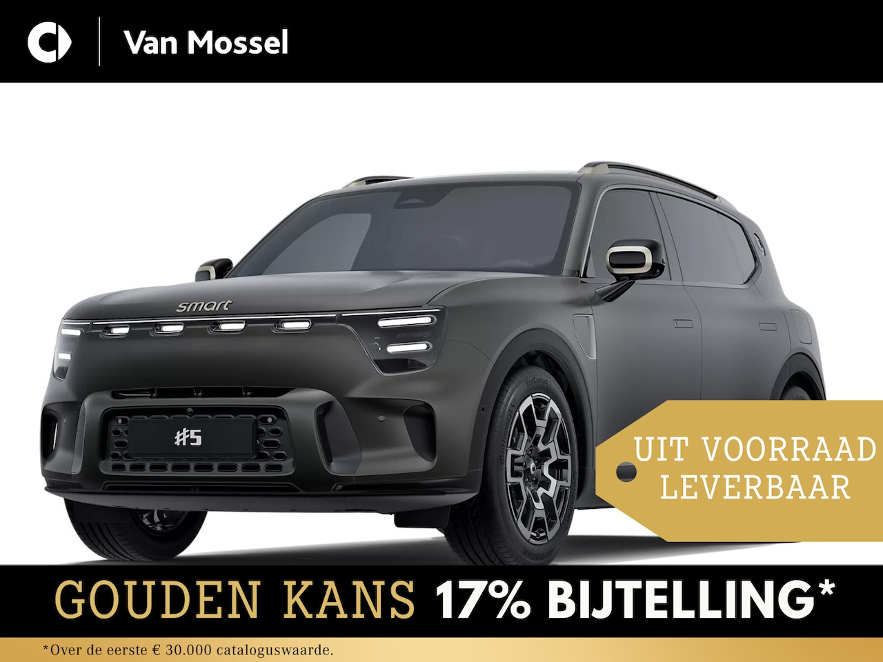 Smart #5 - Summit Edition / Augmented Reality head-up display/ 20" Helix/ Offroad rijmodus/ DC-oplade - AutoWereld.nl