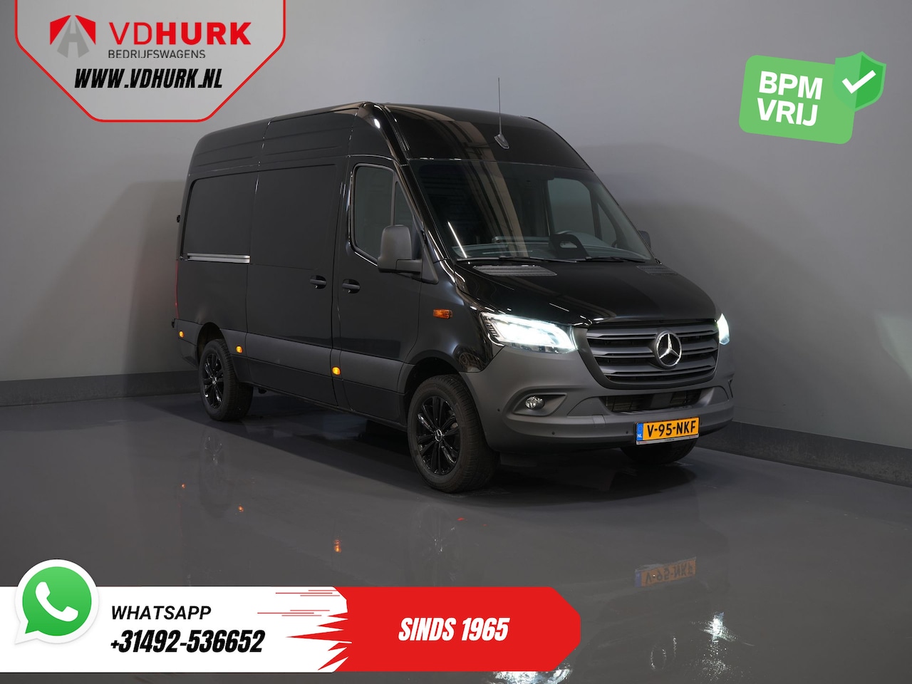 Mercedes-Benz Sprinter - 317 Aut. L2H2 BPM VRIJ! (Facelift) 3.5t Trekhaak/ LED/ Gev.Stoel/ 270 Gr.Deuren/ Stoelverw - AutoWereld.nl