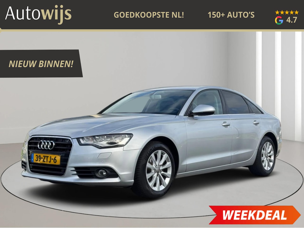 Audi A6 Limousine - 2.0 TFSI Business Edition|Navi|LM-VELG|GOED ONDERHOUDEN - AutoWereld.nl