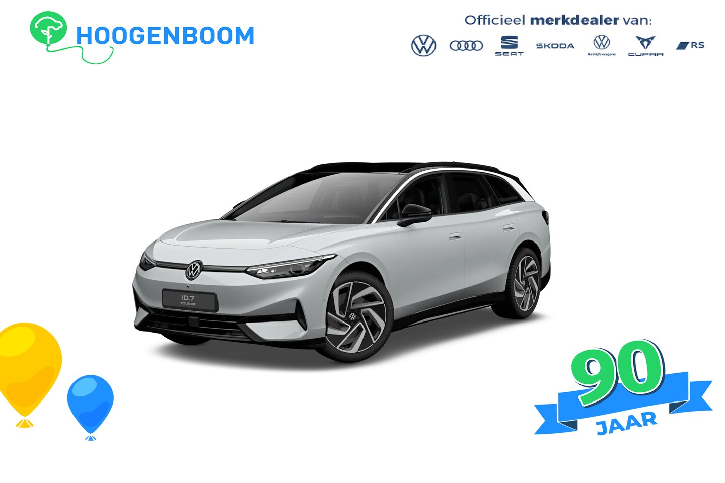 Volkswagen ID.7 Tourer - Pro Business |  Voetmatten voor en achter | Achterbank in ongelijke delen neerklapbaar inc - AutoWereld.nl