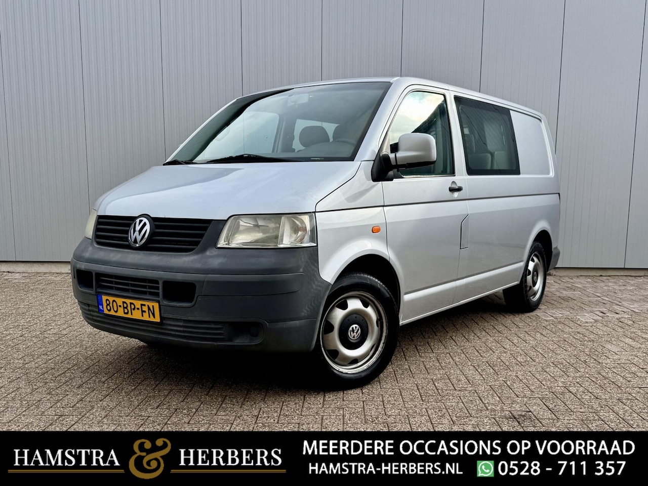Volkswagen Transporter - 2.5 TDI 300 grijs dubbelcabine - AutoWereld.nl
