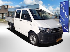 Volkswagen Transporter - 2.0 TDI 150 Pk EURO-6 L2 Dubbel Cabine 6-Persoon Airco Cruise control Trekhaak 2500 Kg