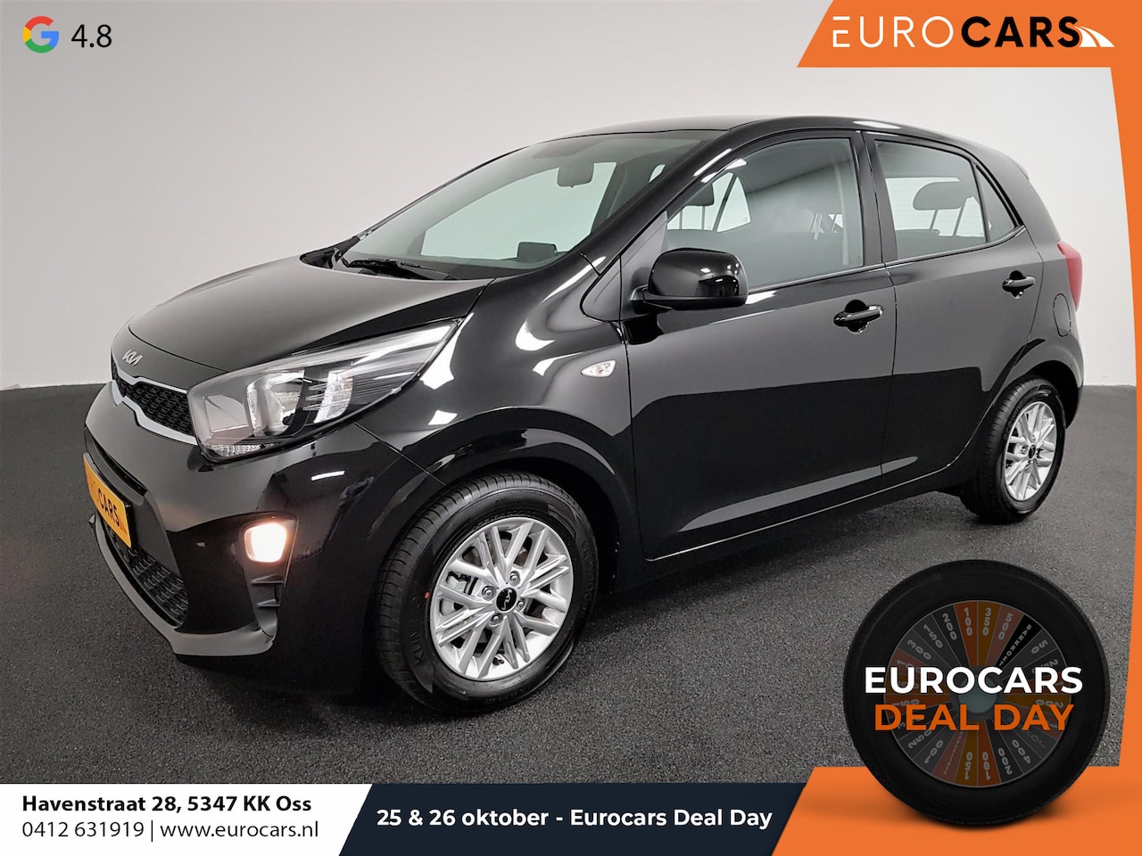 Kia Picanto - 1.0 DPi Automaat DynamicLine | Navigatie | Airco | Camera | DAB | Lichtmetalen velgen | Bl - AutoWereld.nl