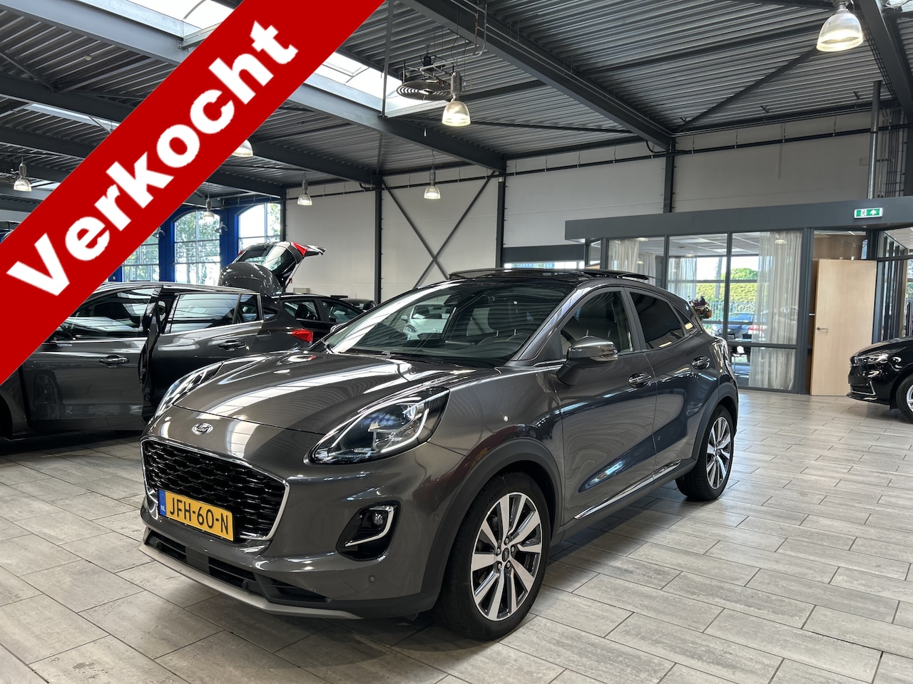 Ford Puma - EcoBoost Hybrid 125pk Titanium X | Winterpack | Adapt. Cruise| Pano | Camera | Elekt. acht - AutoWereld.nl