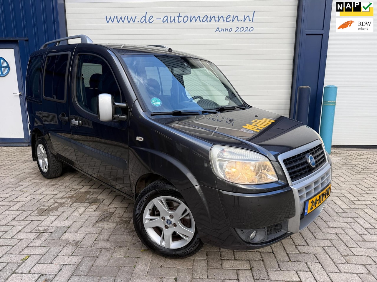 Fiat Doblò - 1.4 Malibu 5p / AIRCO / Mini Camper / APK 10-26 / Achterklep / 2x schuifdeur - AutoWereld.nl