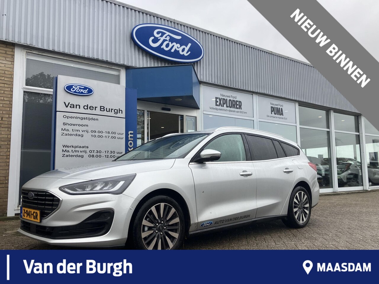 Ford Focus Wagon - 1.0 EcoBoost Hybrid Titanium X WinterPack - Parking Pack - AutoWereld.nl