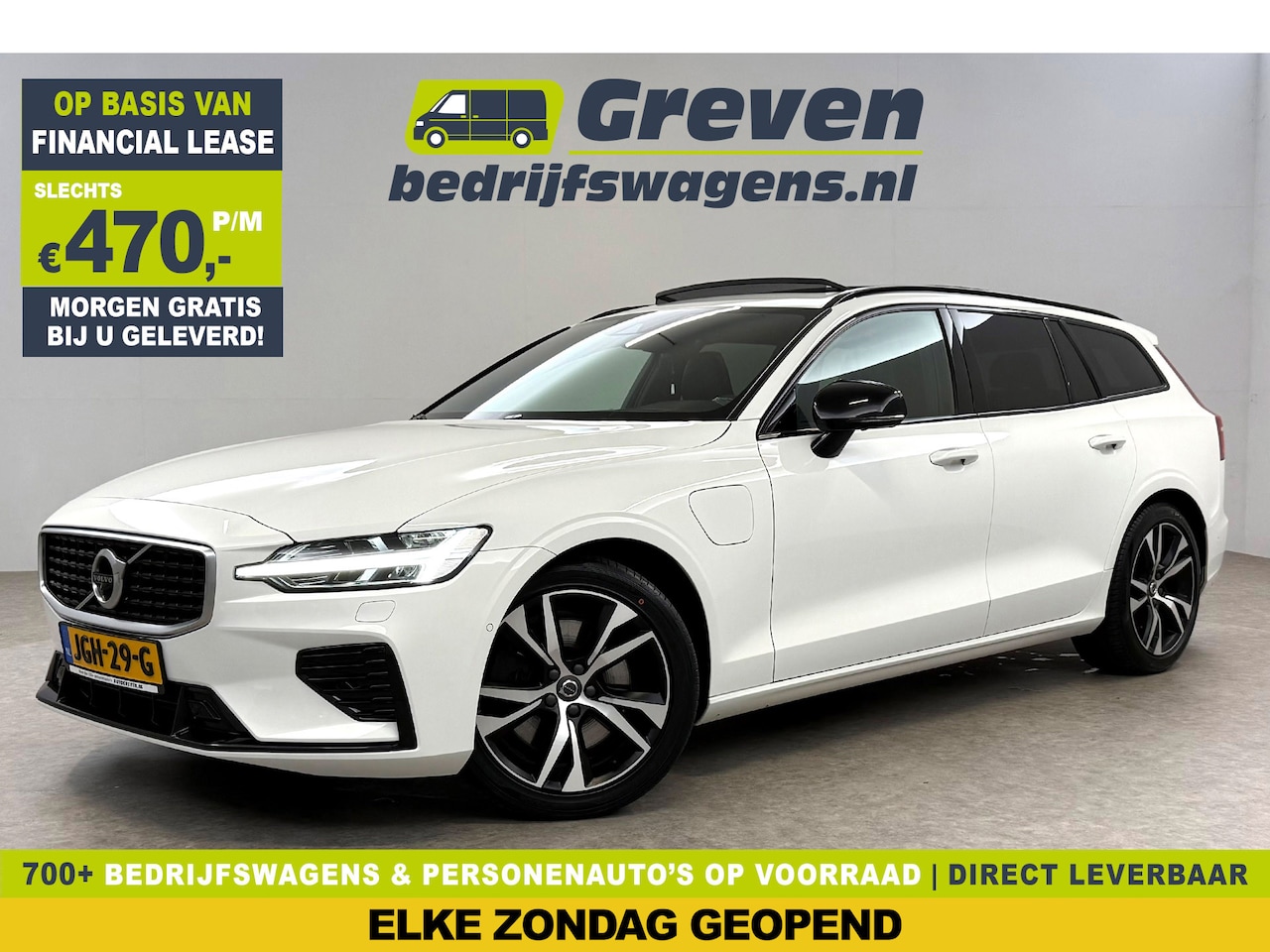 Volvo V60 - 2.0 T6 Twin Engine AWD 340PK R-Design | Pano | Memory | HuD | Sfeer | Massage | 360° | Tre - AutoWereld.nl