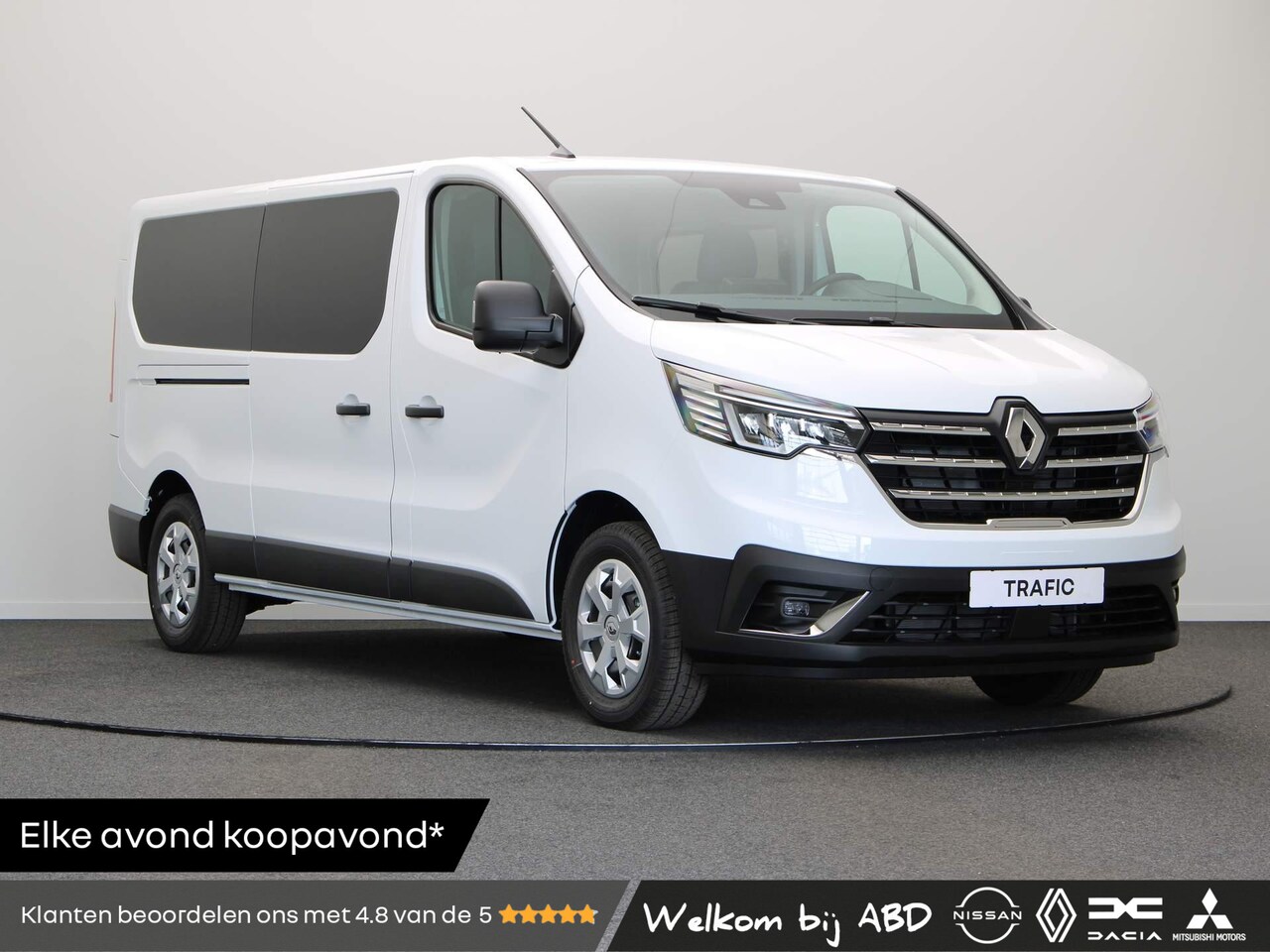 Renault Trafic - 2.0 dCi 130pk T30 L2H1 DC Advance | Dubbel cabine | BPM Voordeel | Hoge korting | Lage ren - AutoWereld.nl