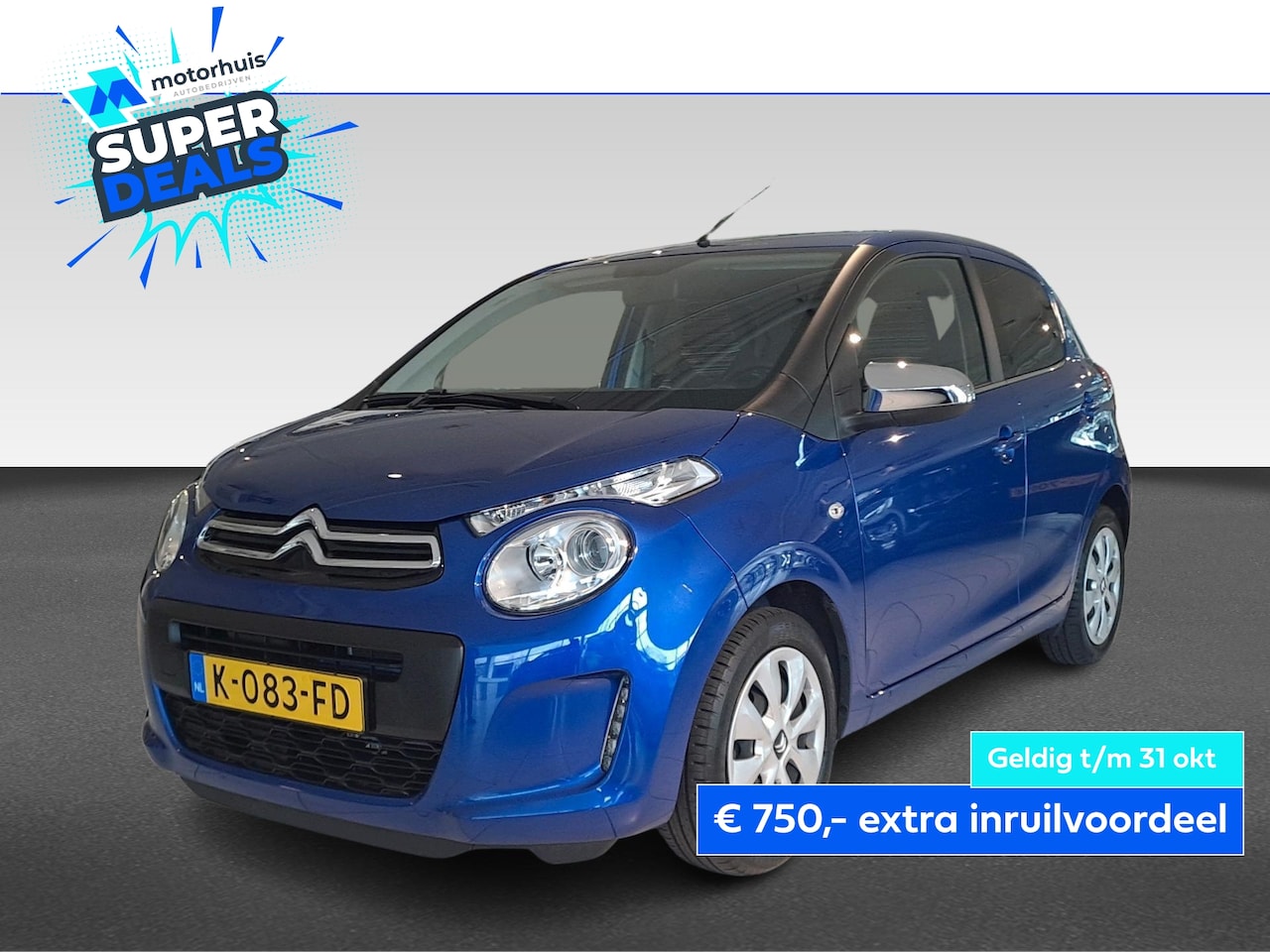 Citroën C1 - 1.0 VTi Feel 1.0 VTi 72PK Feel - AutoWereld.nl