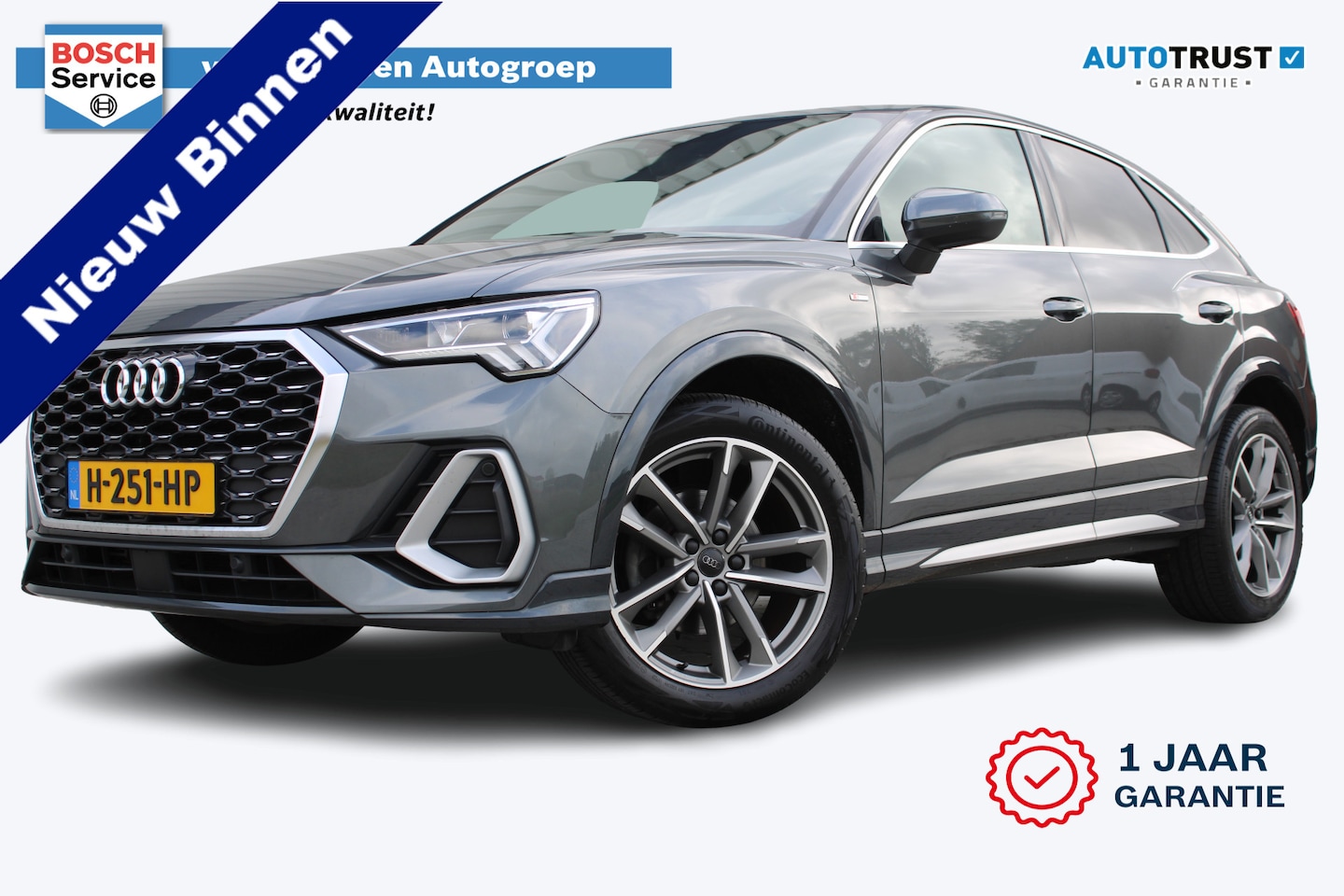 Audi Q3 Sportback - 35 TFSI Pro Line S-Line | Incl. 12 maanden garantie | Cruise control | Climate control | L - AutoWereld.nl