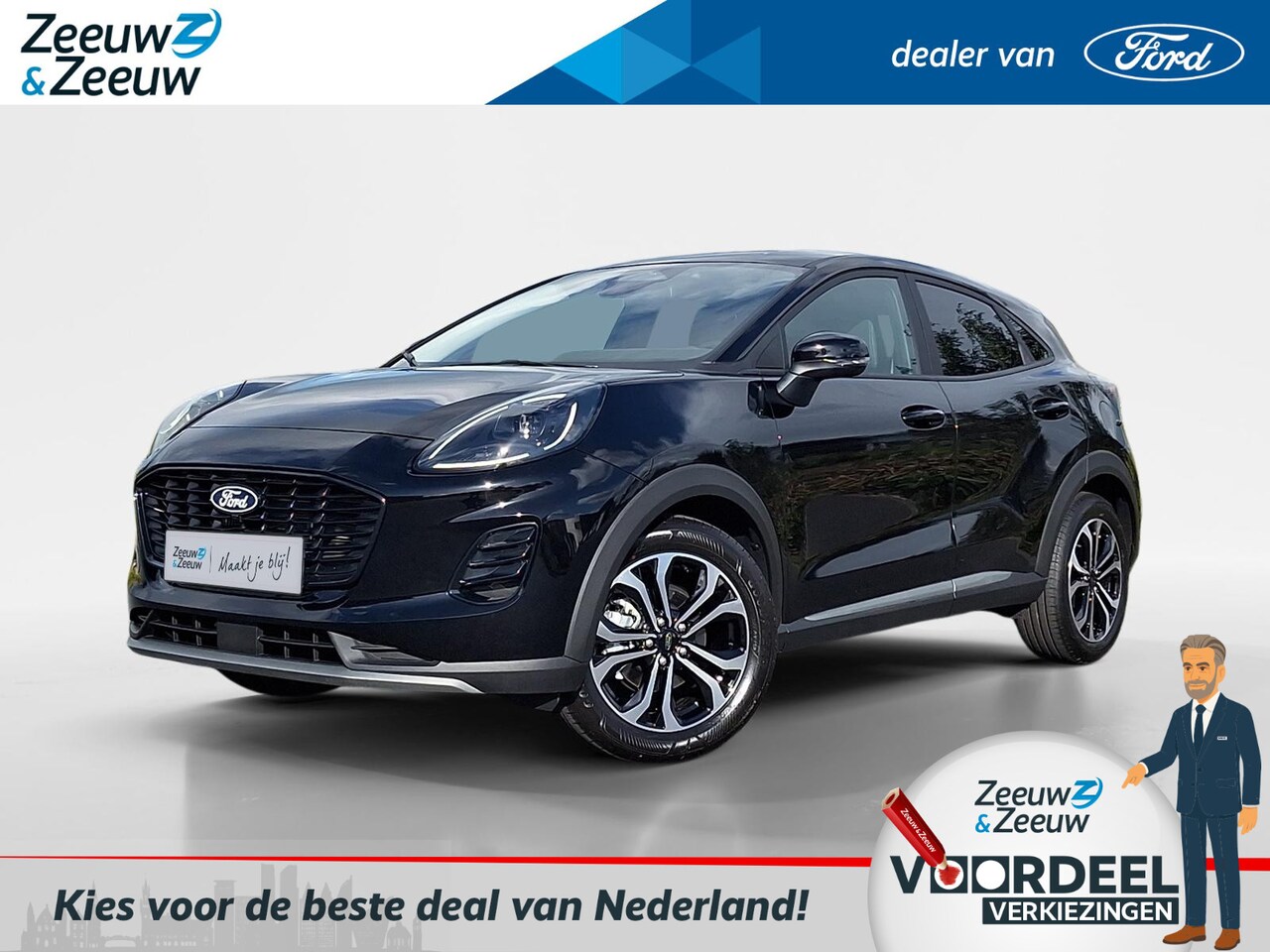 Ford Puma - 1.0 EcoBoost Hybrid Titanium | Winterpack | Climate Control | Camera | Parkeersensoren | D - AutoWereld.nl
