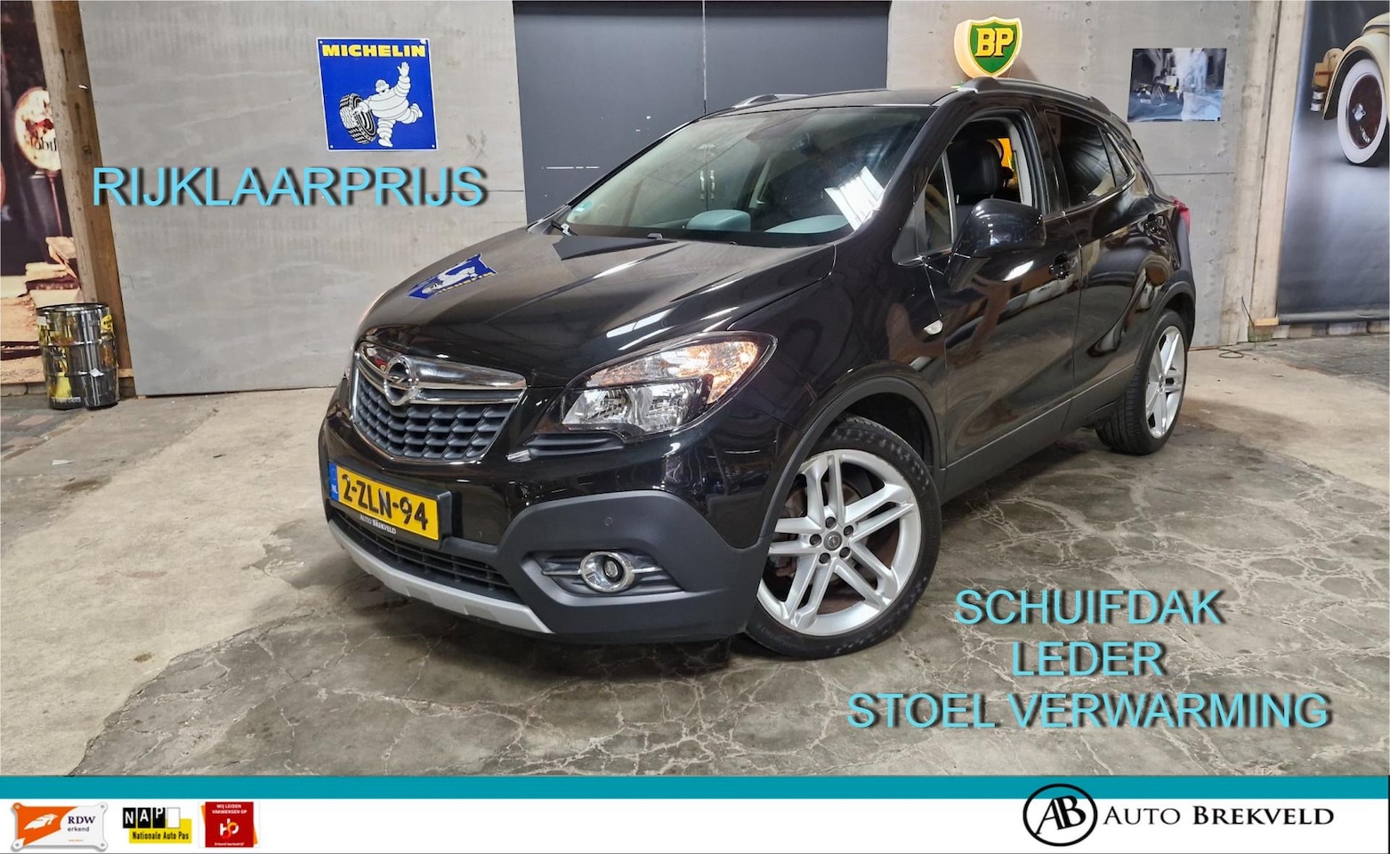 Opel Mokka - 1.4 T Cosmo 140PK | Rijklaarprijs | Camera | Cruise | Clima | Navi | PDC | Schuifdak | Led - AutoWereld.nl