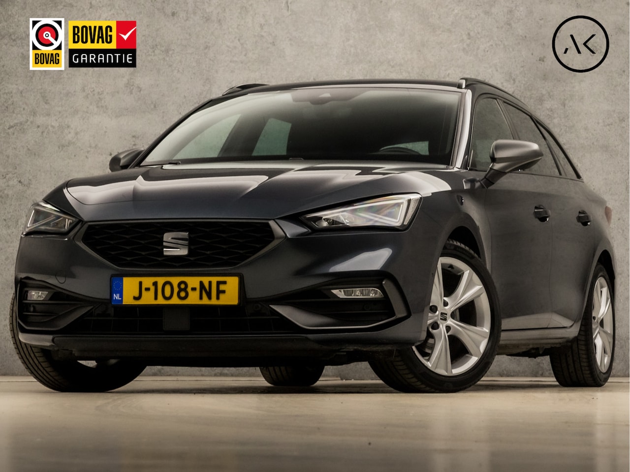SEAT Leon Sportstourer - 1.5 TSI FR Sport 150Pk Automaat (APPLE CARPLAY, GROOT NAVI, ADAPTIVE CRUISE, SPORTSTOELEN, - AutoWereld.nl