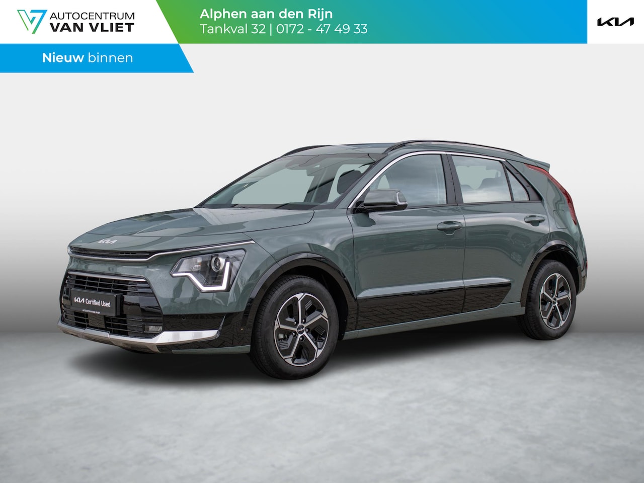 Kia Niro - 1.6 GDi Hybrid DynamicLine | Achteruitrijcamera | Navi | PDC voor & achter | - AutoWereld.nl