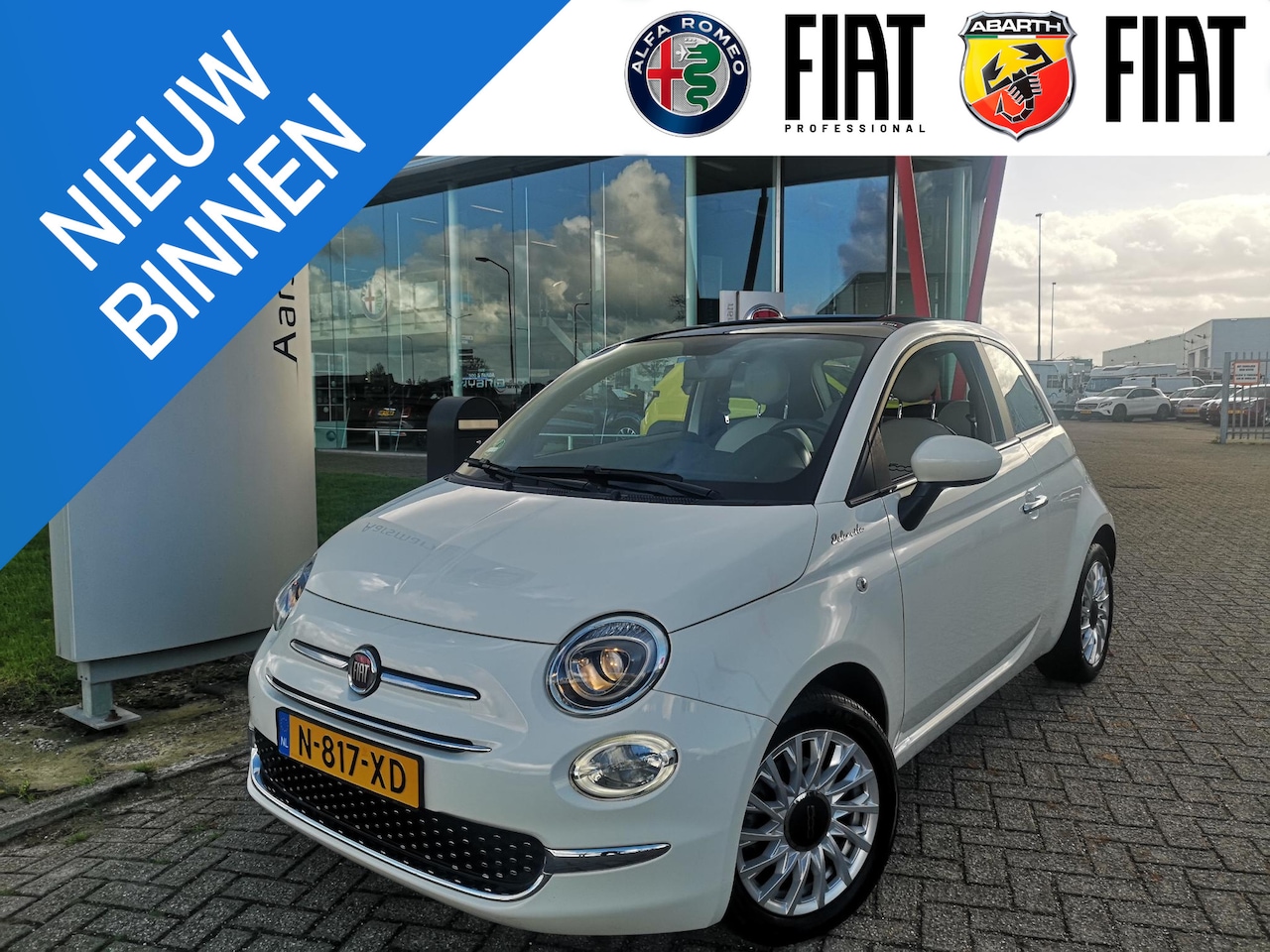 Fiat 500 - 1.0 Hybrid Dolcevita | Carplay & Android Auto | Parkeersensoren | Cruise control - AutoWereld.nl