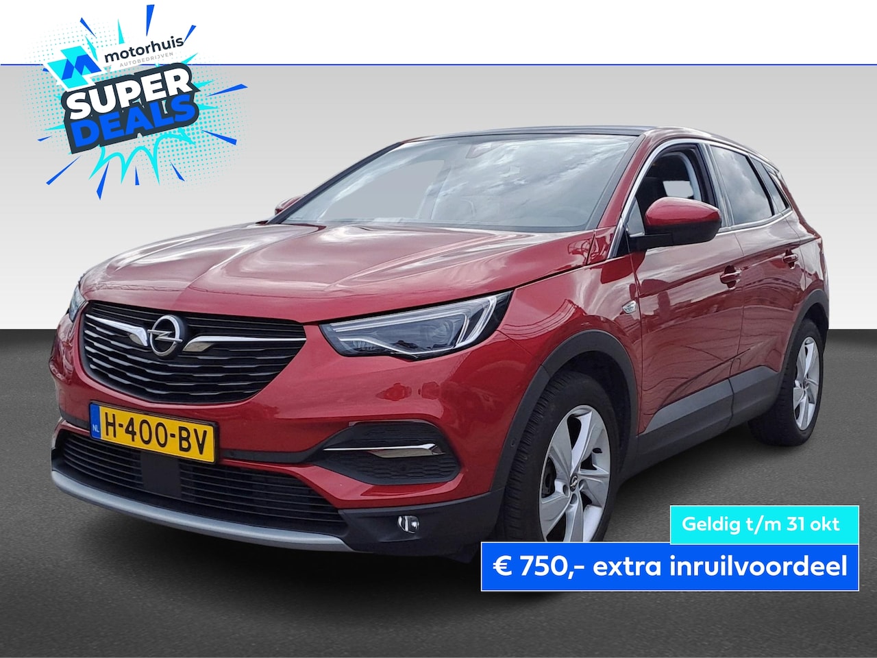 Opel Grandland X - 1.2 Turbo 130pk Business Executive| LEDER| PANORAMADAK| TREKHAAK - AutoWereld.nl