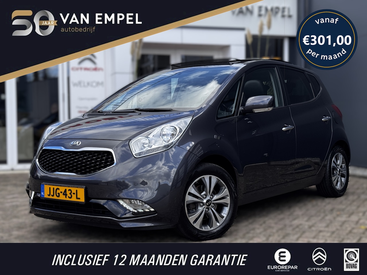 Kia Venga - 1.6 CVVT ExecutiveLine | Automaat | Pano | Navigatie | Camera | Stoel + Stuurverwarming | - AutoWereld.nl