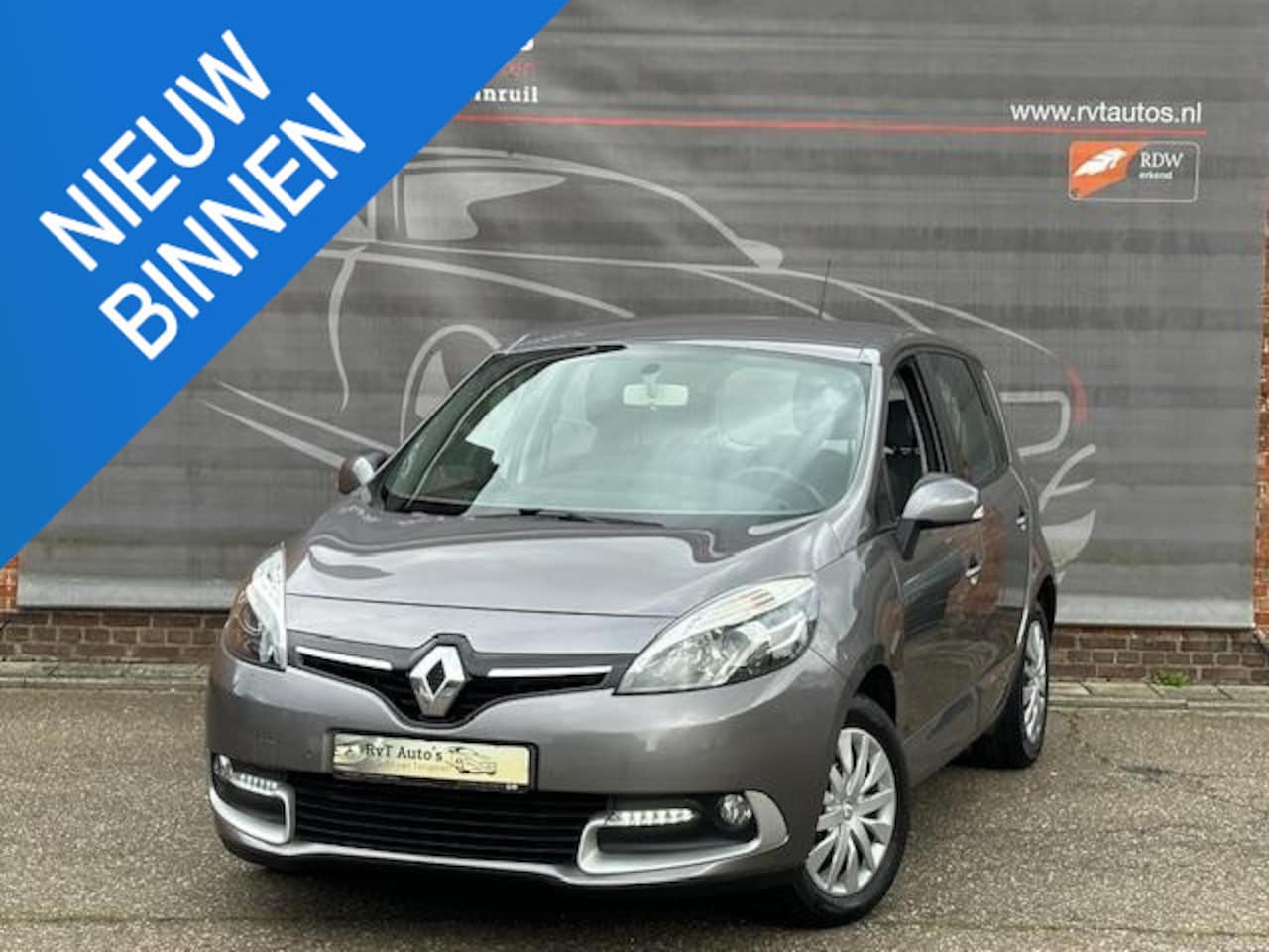 Renault Scénic - 1.2 TCe Authentique Uniek lage kmstand 39.481 km ,1ste eigenaar,Carpass,Garantie,Navi - AutoWereld.nl