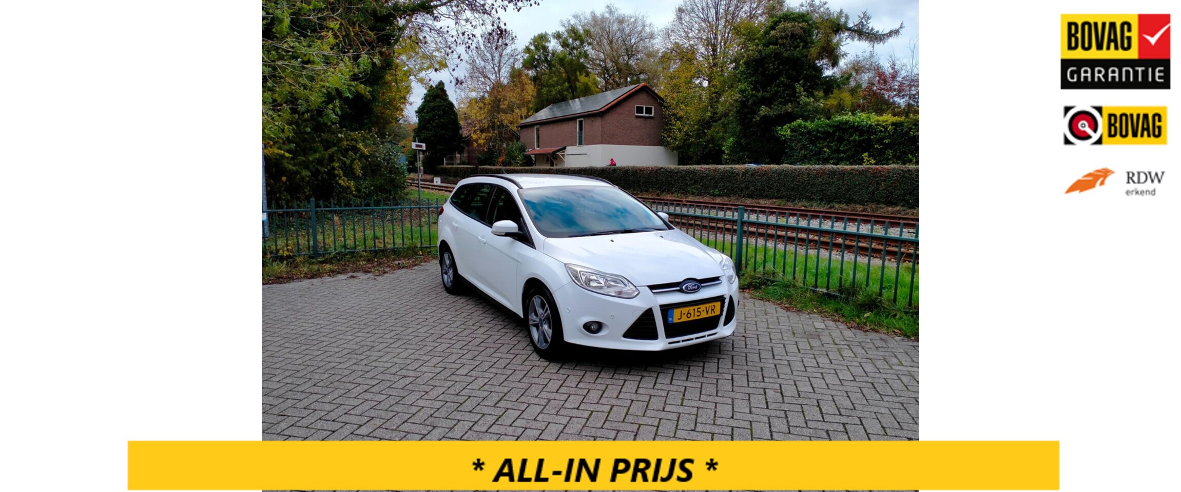 Ford Focus Wagon - 1.0 EcoBoost Edition Plus pdc V&A Airco trekhaak ALLINPRIJS - AutoWereld.nl