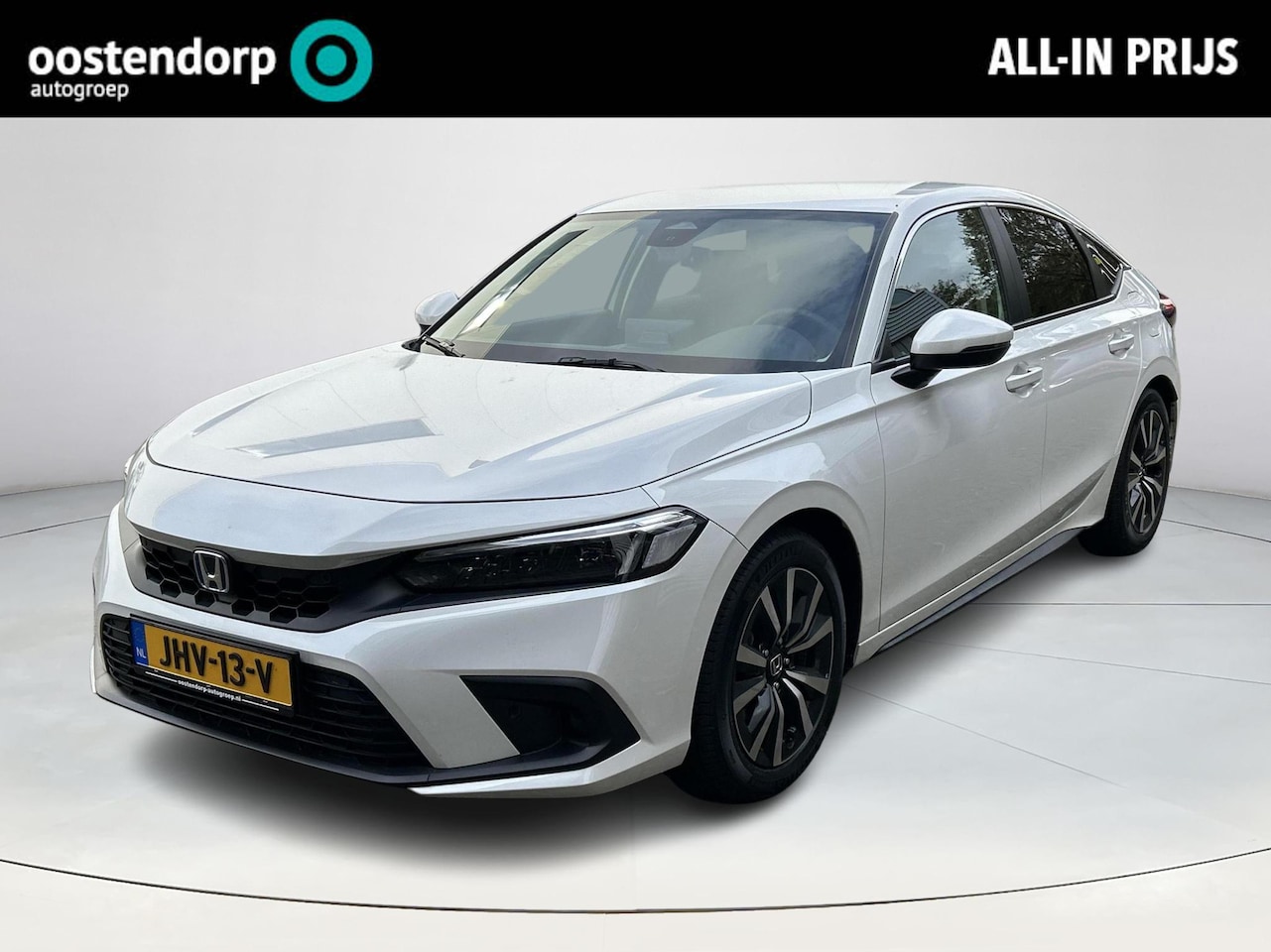Honda Civic - 2.0 e:HEV Elegance Platinum white - AutoWereld.nl