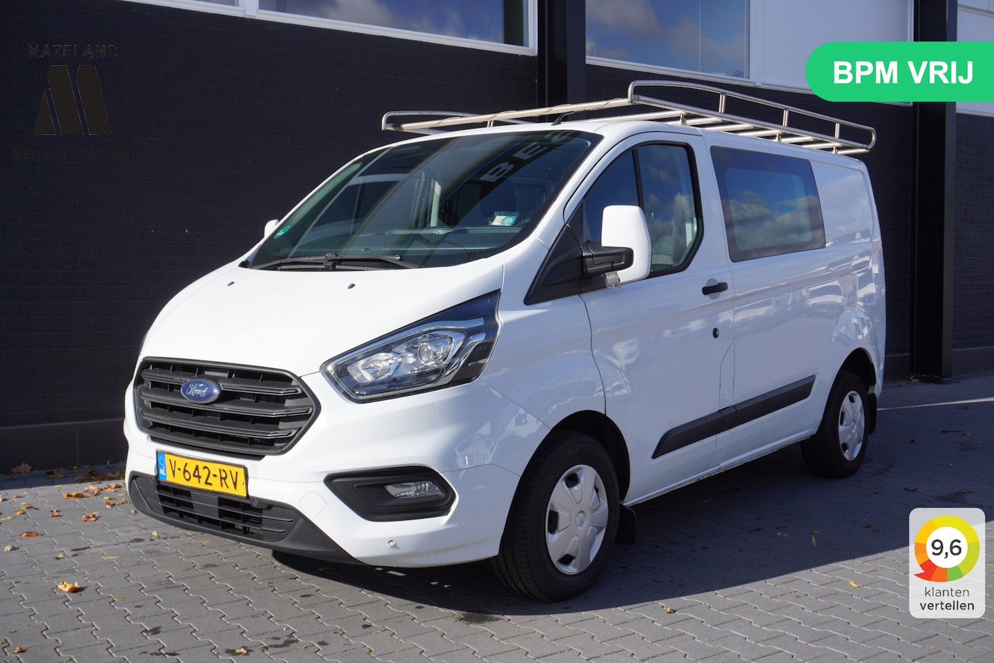 Ford Transit Custom - 2.0 TDCI Dubbele Cabine - EURO 6 - Airco - Cruise - PDC - €14.900,- Excl. - AutoWereld.nl