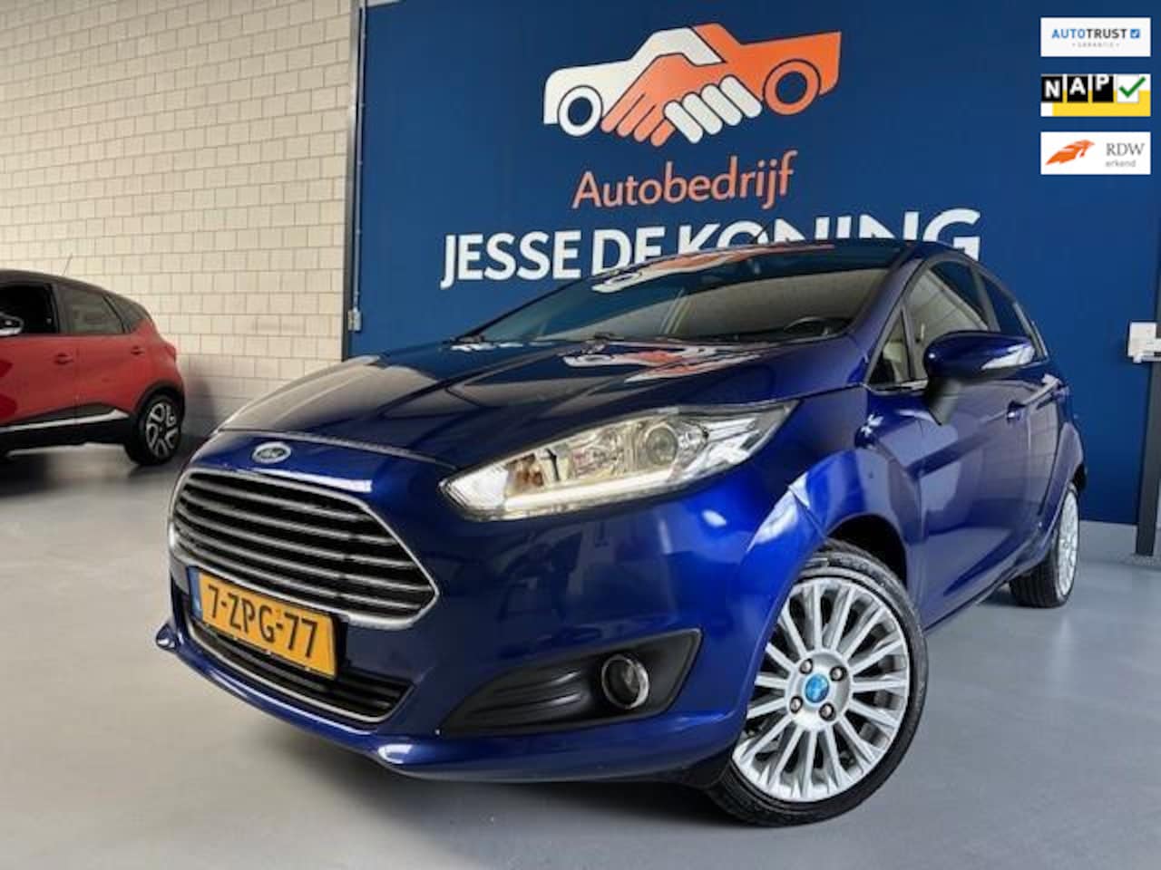 Ford Fiesta - 1.0 EcoBoost Titanium/bj.2015/climate/navigatie/trekhaak/cruise/NAP met 138359 km./distrib - AutoWereld.nl