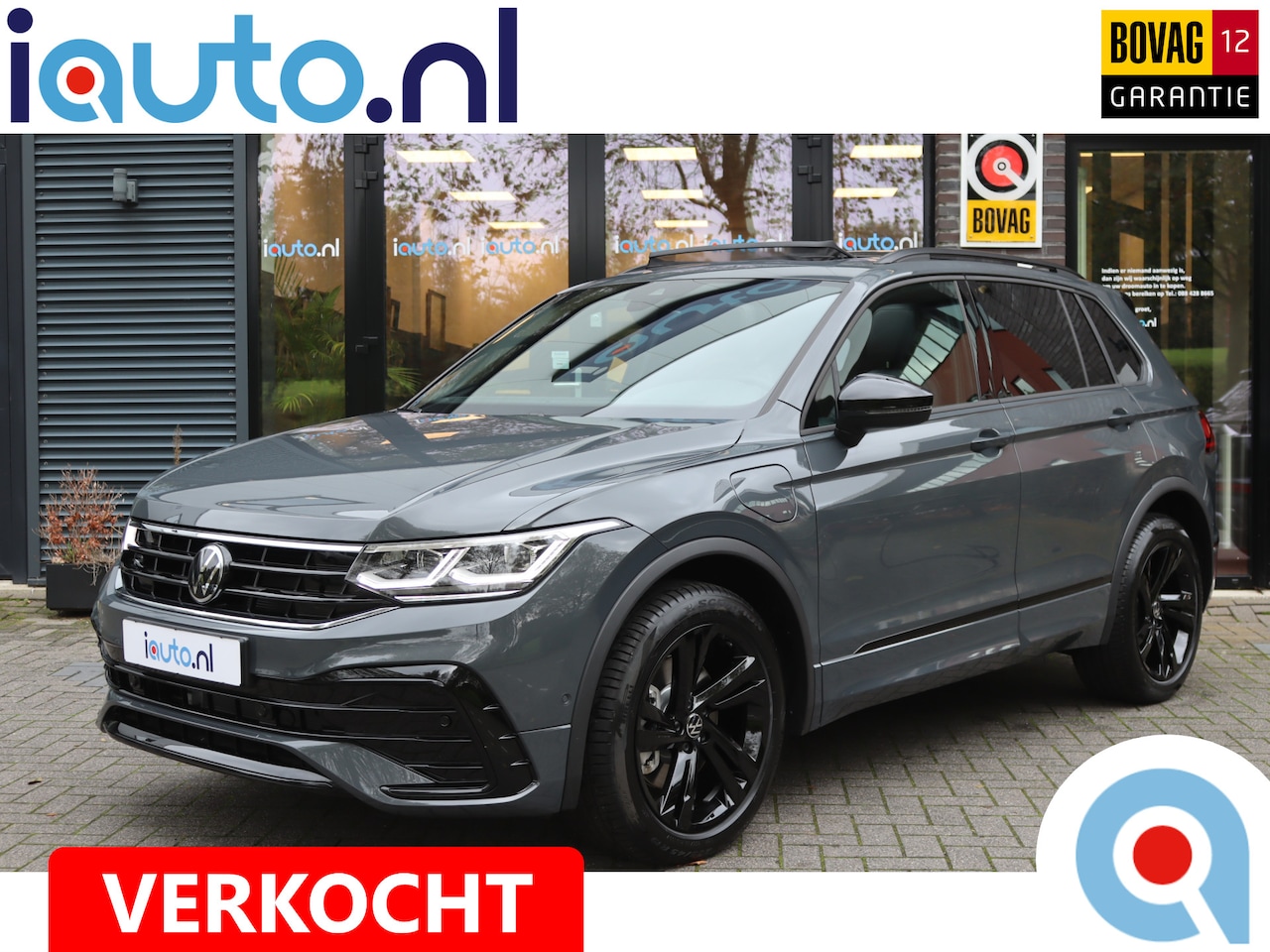 Volkswagen Tiguan - 1.4 TSI 180kW eHybrid Pano R-Line Black Style IQ.Light/Keyless/Virtual Cockpit/Dodehoek/Ap - AutoWereld.nl