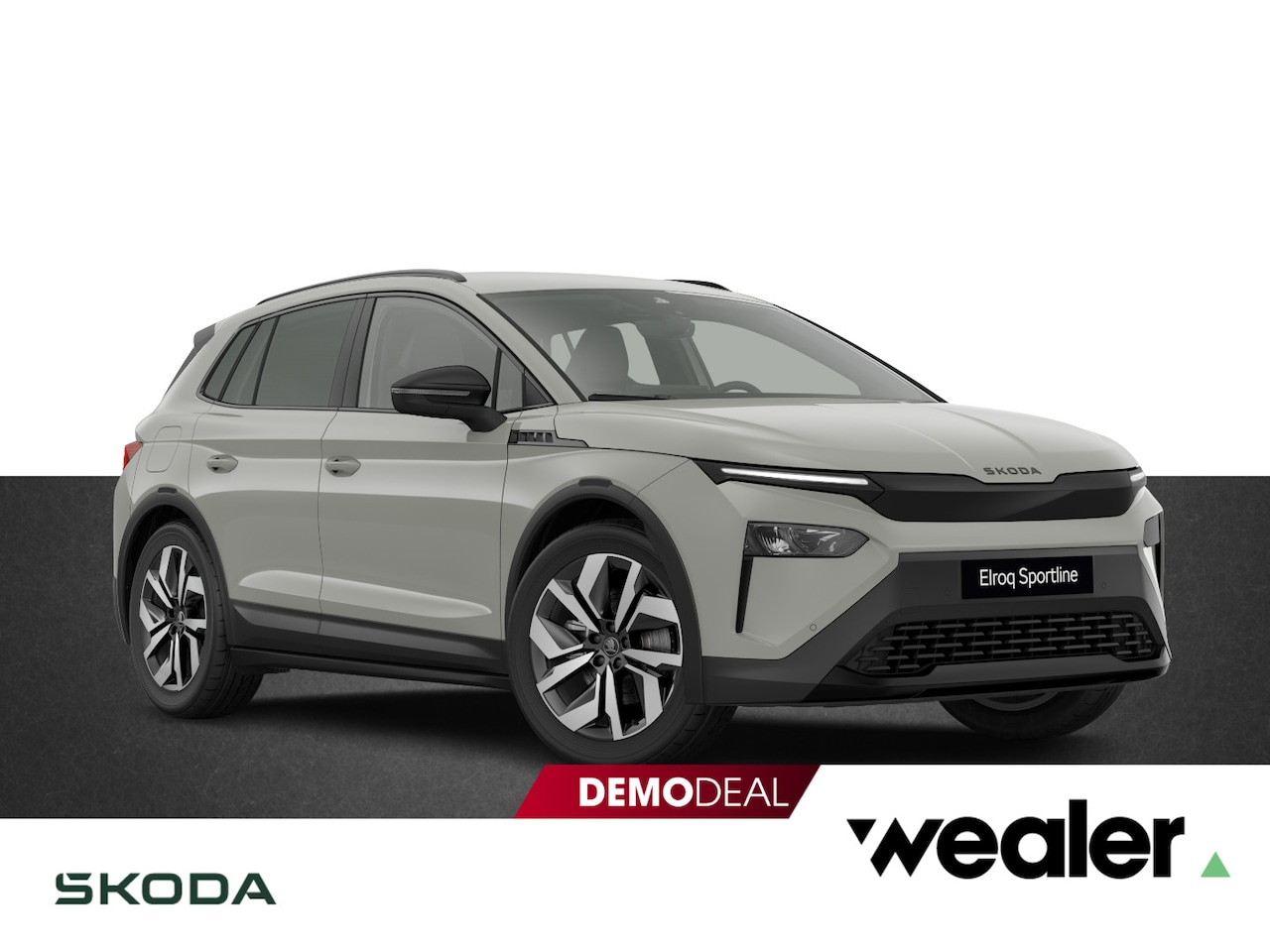 Skoda Elroq - 60 Sportline 204 PK | Wegklapbare Trekhaak | 20" Lichtmetalen velgen | Side Assist | Camer - AutoWereld.nl