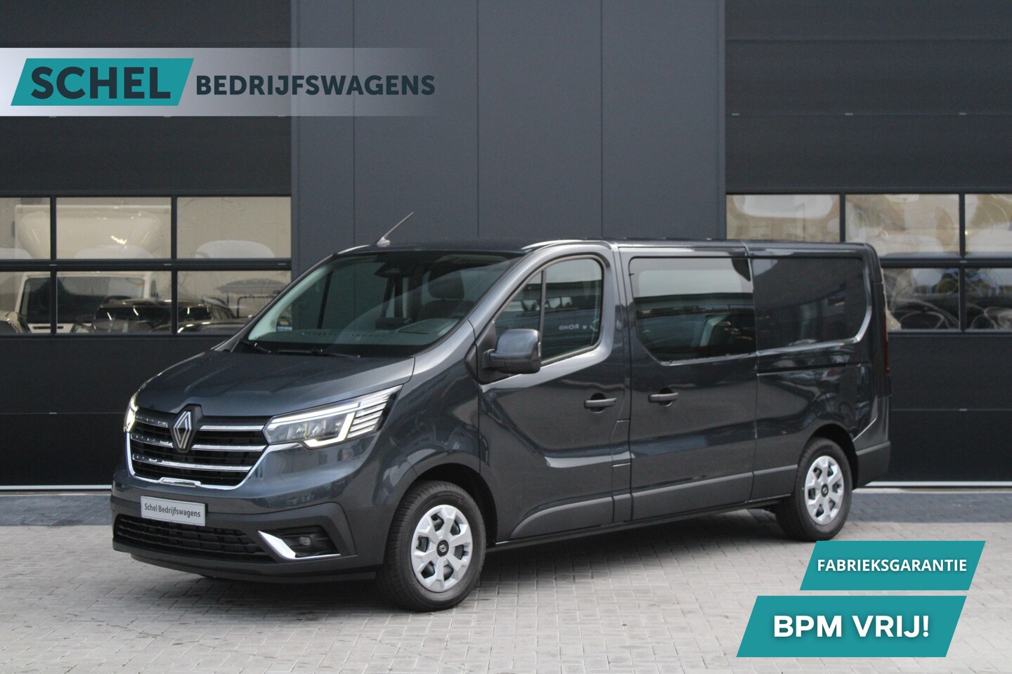 Renault Trafic - 2.0 Blue dCi 130pk T29 L2H1 Advance Dubbele Cabine - Carplay - Android - 2x Schuifdeur - P - AutoWereld.nl