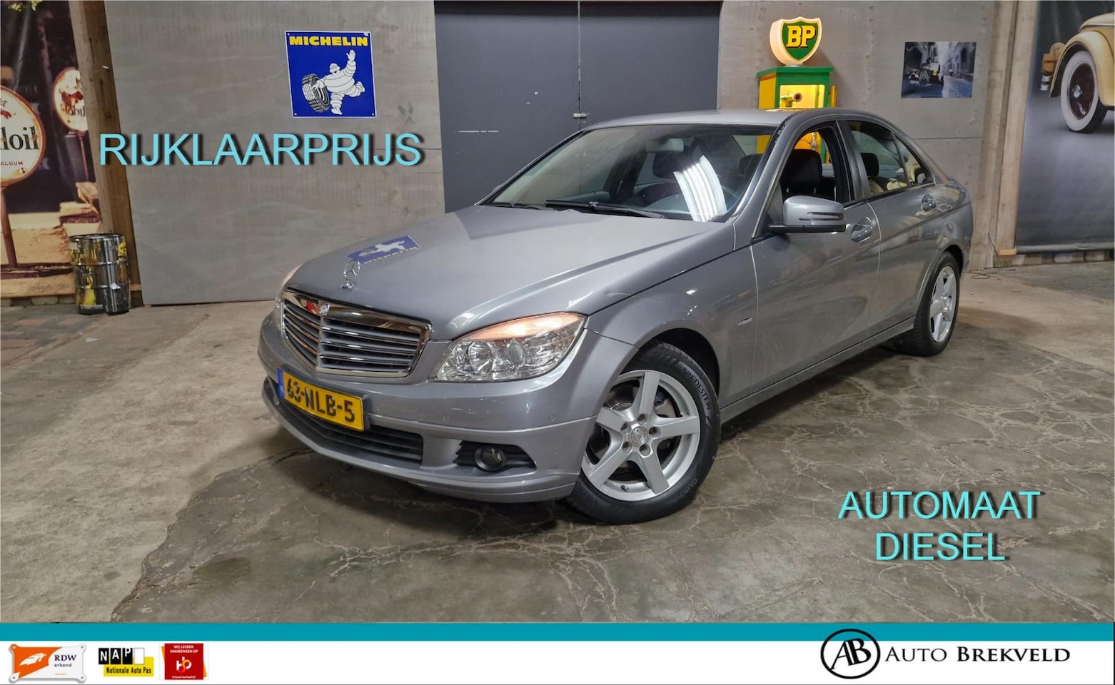 Mercedes-Benz C-klasse - 180 CDI BlueEFFICIENCY Business Class 120PK Automaat | PDC | LMV | NAP - AutoWereld.nl