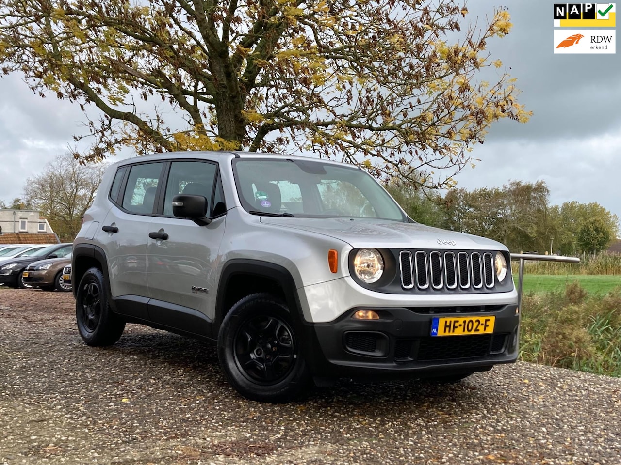 Jeep Renegade - 1.6 E-Torq Sport | Clima + Cruise + PDC nu €9.975,-!! - AutoWereld.nl