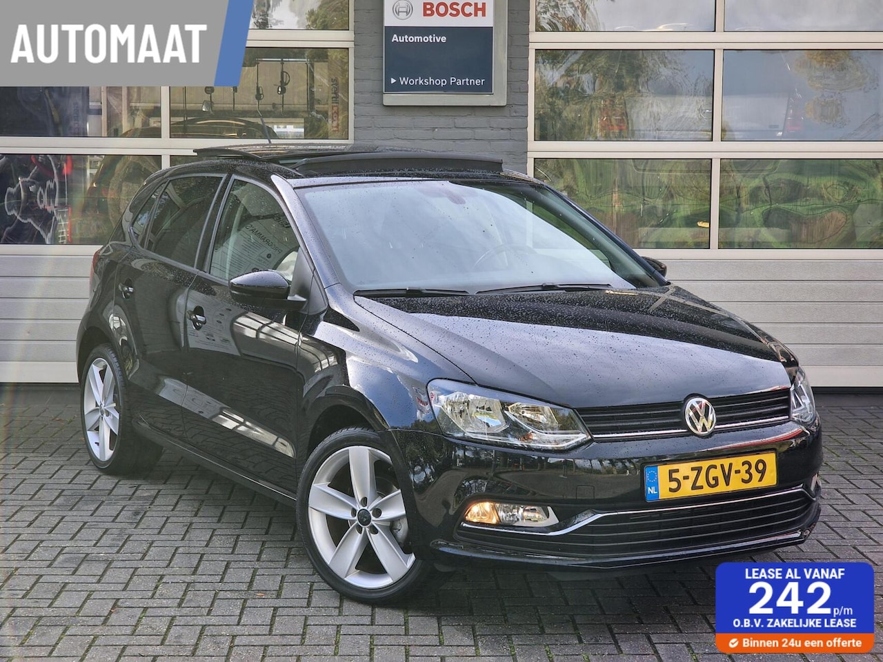 Volkswagen Polo - 1.2 TSI Highline|DSG|52.634KM|Schuifdak|17-inch|Navi| - AutoWereld.nl
