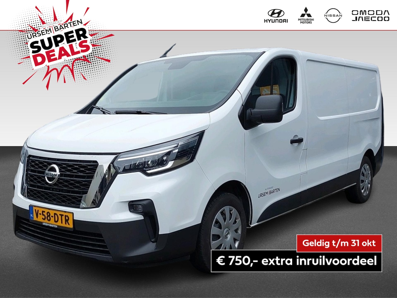 Nissan Primastar - 2.0 dCi L2H1 Acenta Trekhaak, lat om lat betimmering, laadvloer en superlocking . - AutoWereld.nl