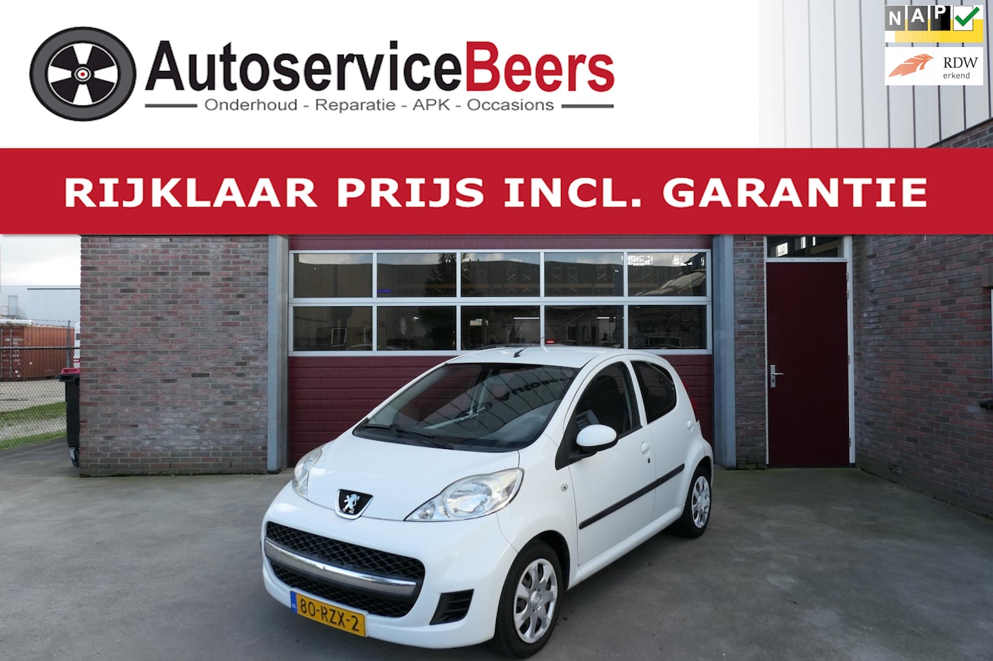 Peugeot 107 - 1.0-12V XS 1.0-12V XS, Airco, Nette auto, Electrische ramen, Centrale vergrendeling, Rijklaarprijs in - AutoWereld.nl