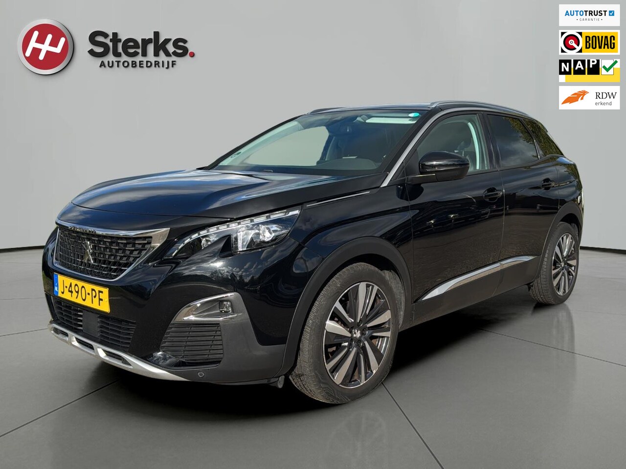 Peugeot 3008 - 1.2 PureTech Blue Lease Premium AUTOMAAT HALF LEDER - AutoWereld.nl