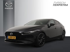 Mazda 3 - 3 e-Skyactiv X 186 Luxury | rood leer pakket | 1e eigenaar