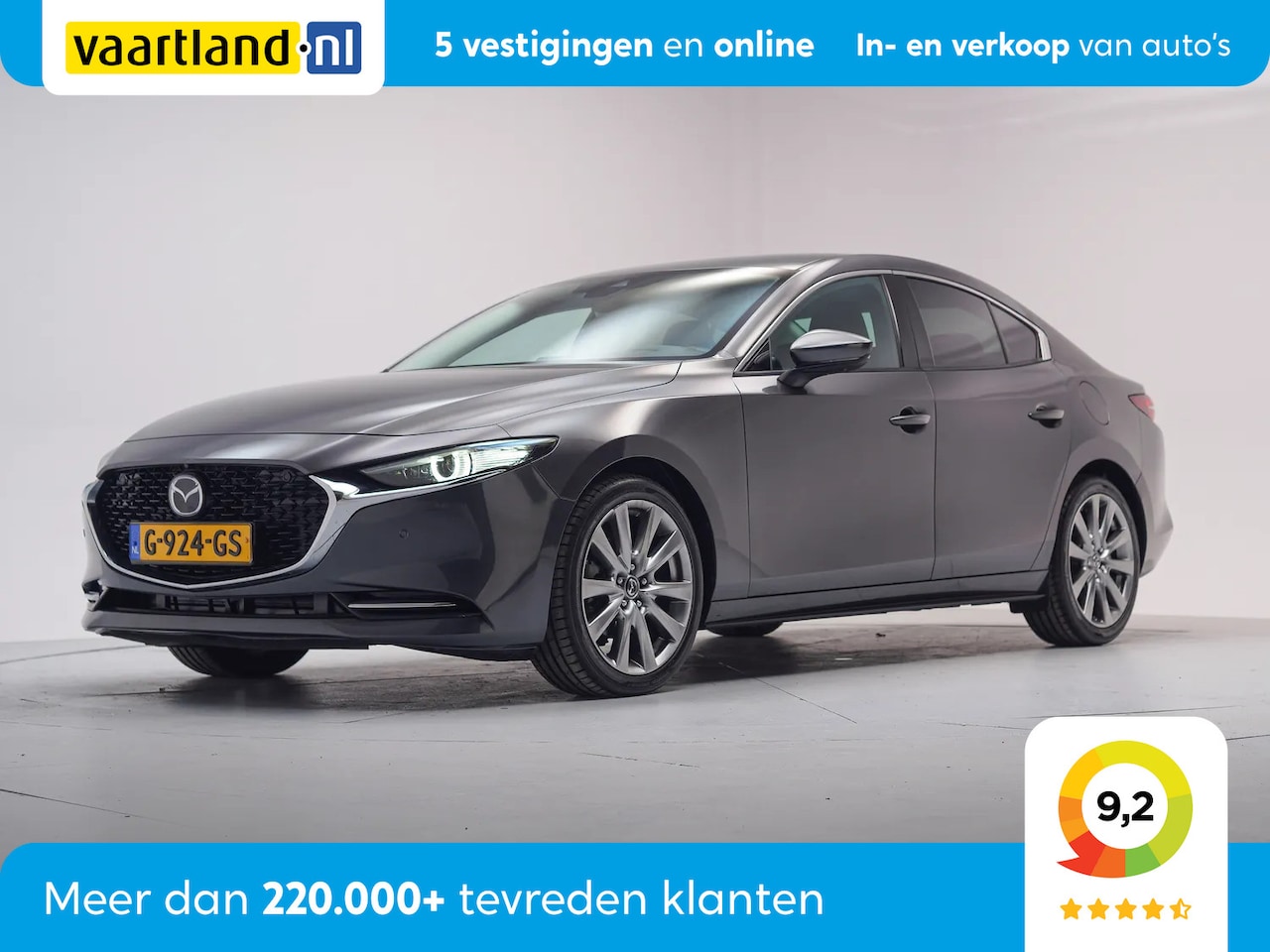 Mazda 3 - 2.0 e-SkyActiv-X 180 Luxury Aut. [ Adapt.cruise Head-up Navi ] - AutoWereld.nl