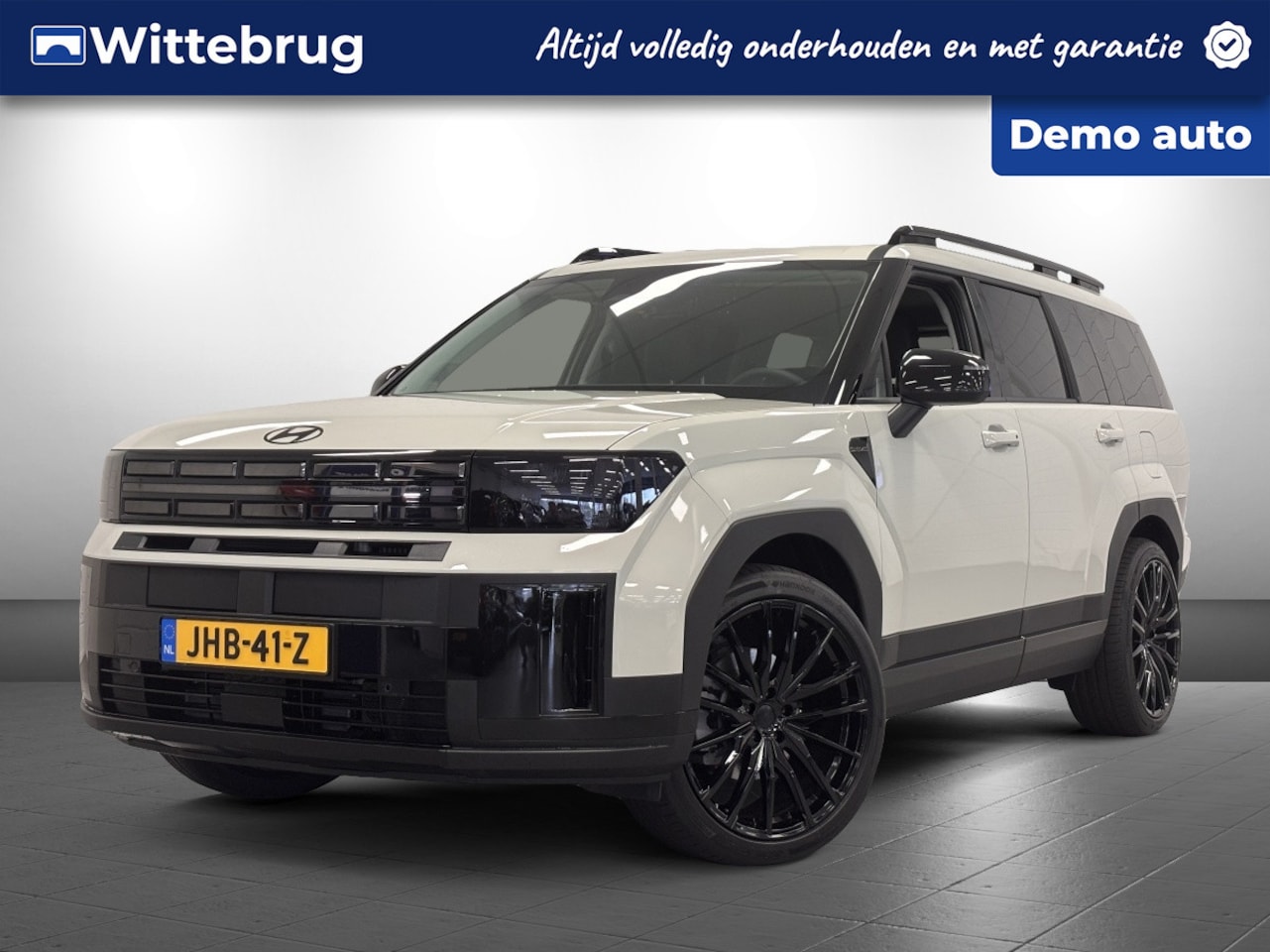 Hyundai Santa Fe - 1.6 T-GDI PHEV Black Pack Comfort Plus Limited 4WD 7p. Plug-In Hybride Automaat met 21 inc - AutoWereld.nl