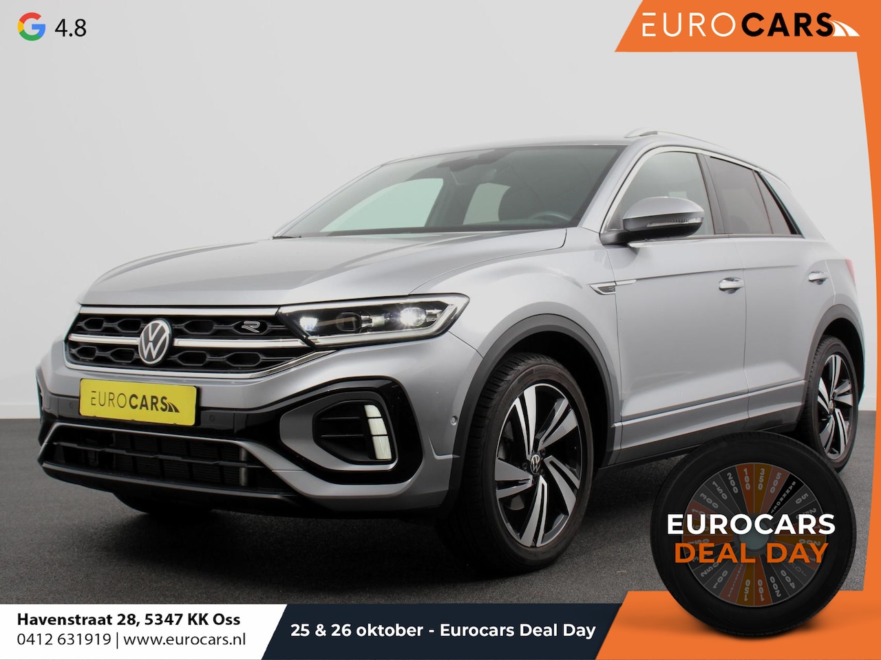 Volkswagen T-Roc - 1.5 TSI 150pk Automaat R-Line Digitale Cockpit Climate Control Camera Navigatie Apple Carp - AutoWereld.nl